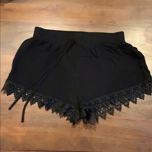 Black Soft Shorts